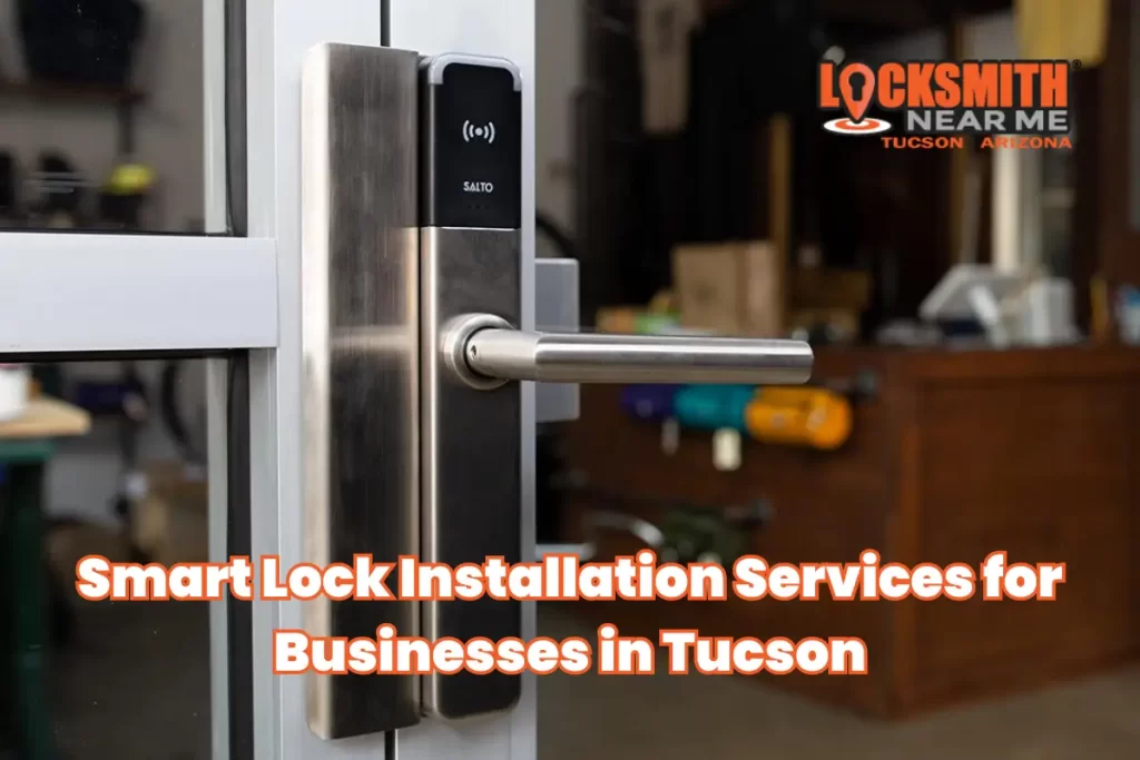 Smart lock installation for a Tucson business