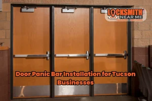 Door Panic Bar Installation