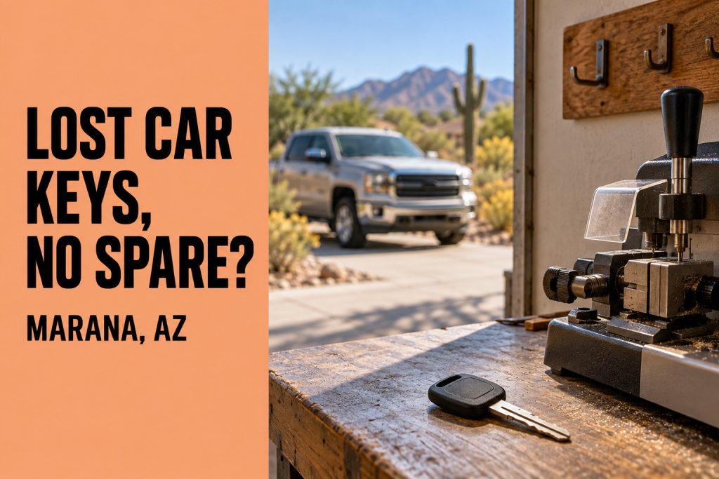 Lost Car Keys No Spare in Marana