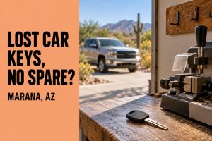 Lost Car Keys No Spare in Marana